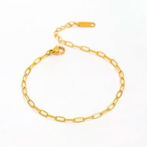 18K Gold Plated Link Bracelet